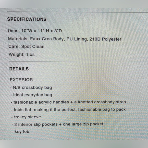 Beis crossbody in cognac croc; greatly loved and gently used - Picture 8 of 8